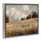 Stupell Industries Classic Cloudy Field Landscape Floater Framed Art